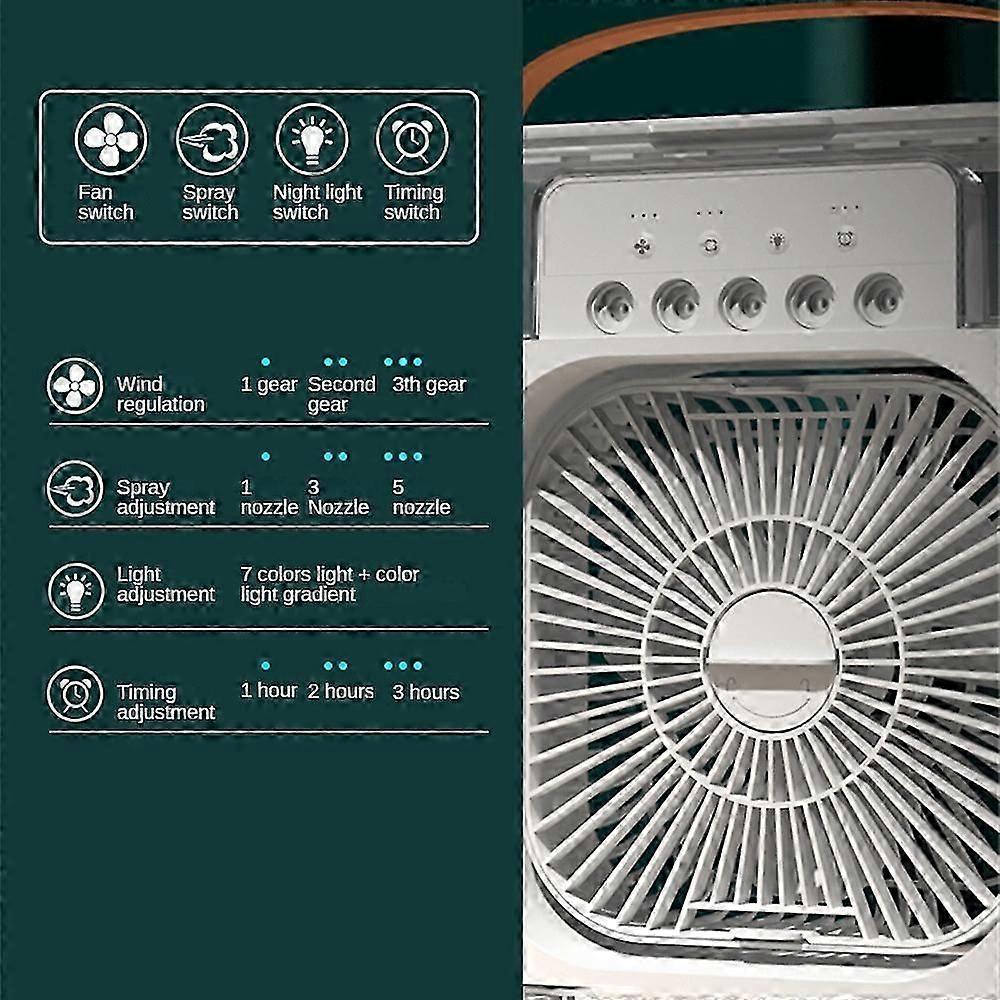 household air conditioner fan portable with humidifier
