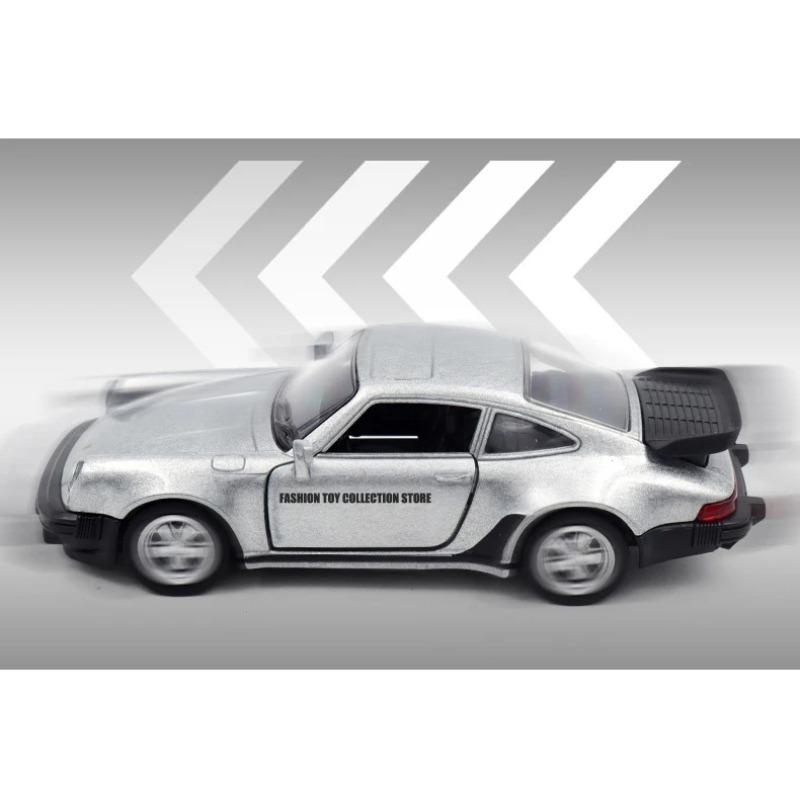 1/36 Porsche 911 Turbo 1978 литой под давлением сплав модель автомобиля металлический имитатор инерционный игрушечный спортивный автомобиль украшение с открывающейся дверью подарочный автомобиль