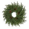Simulation Norfolk Pine Needles And Pine Cones Plastic Wreath, Christmas Home Decoration Artificial Green Plant Ornament