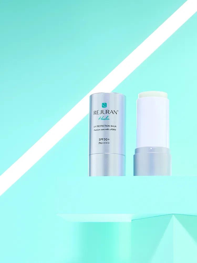 REJURAN Healer UV Protection Sun Care Set Cream 40ml + Balm 19g SPF50+ c-PDRN Hydrating Korean Sunscreen Duo