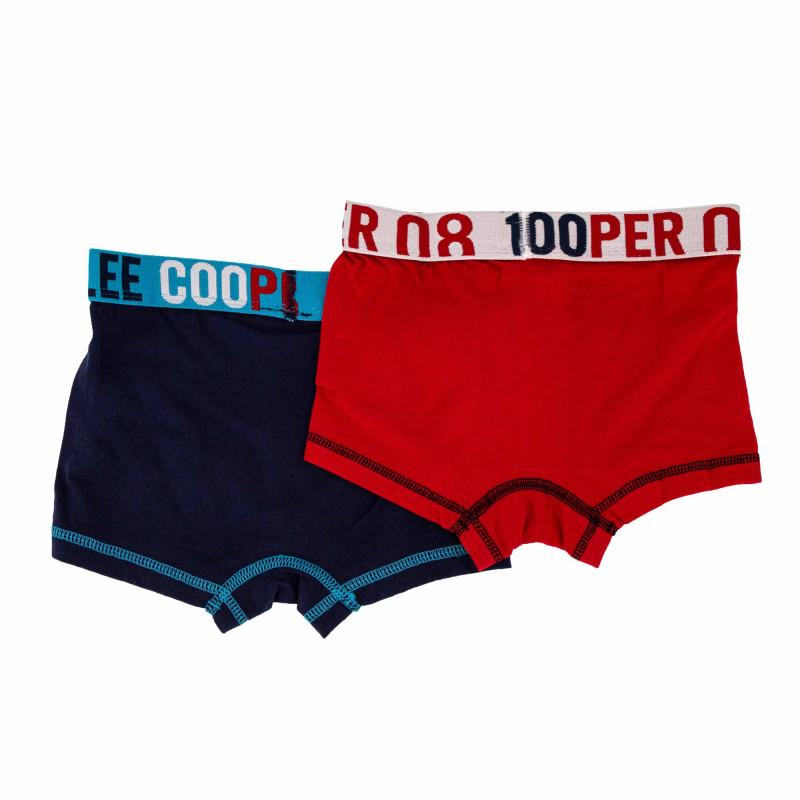 Боксеры x2 soft cotton stretch Child LEE COOPER