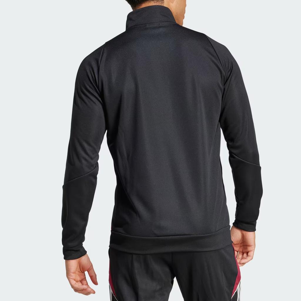 Adidas SS25 Футбол Джуд Беллингем Тренировочный Логотип Полоса Влагоотводящая Приталенная Куртка с Длинным Рукавом Мужская Куртка Черный JX1969