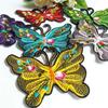 6Pcs/Set Colorful Butterfly Fowers Embroidered Patches Applique Clothing Patch Decoration
