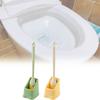 Long Handle Duckbill Toilet Brush Soft Bristles For Deep Cleaning No Dead Ends