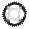 Motor Bike Gear Adapter Mid Drive Chainring Spider Chain Conversion Kit for Bafang BBS01 BBS02 36T 104BCD Motor Black