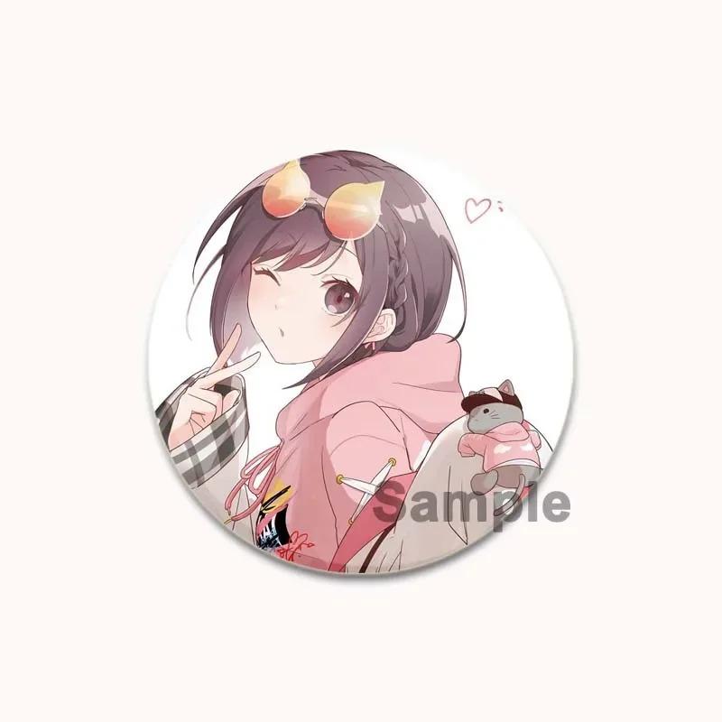 32/44/58 мм значок SEKAI Shinonome Ena DIY аниме брошь для девочек, булавки для персонализации нарядов, подарки, аксессуары, украшения для рюкзака