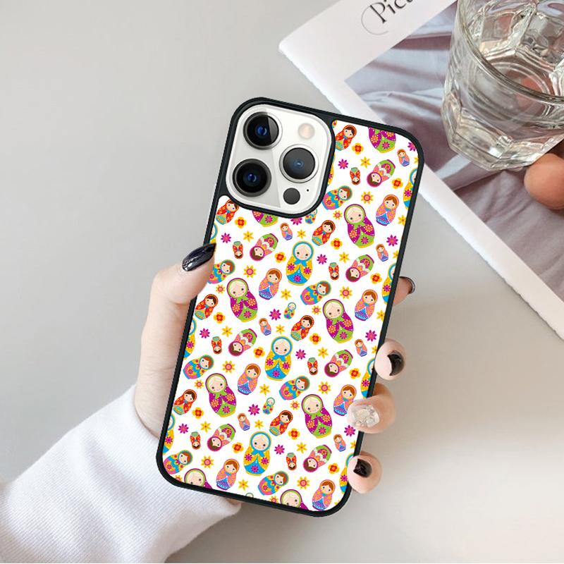 Russian Dolls Matryoshka Phone Case For iPhone 17 Air 16 15 14 Max Plus 11 12 13 Pro Max Phone Cover coque
