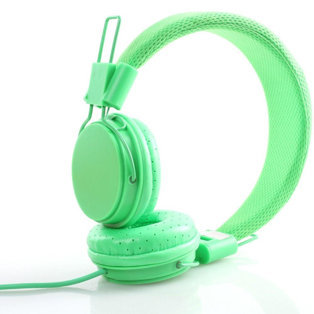 ABS Stylish Headband Earphones 11Colors Headset Earphone New Wired Headphones  for IPad Tablet