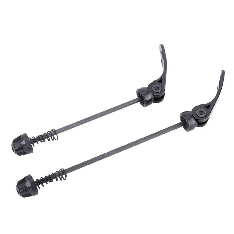 2 Pcs High-Strength Bicycles Wheel Axles Set Bike Quick Release Axles Skewers Lever Mountain Road Bike Wheel Hub Skewers