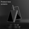 Coque + 2 Verres Trempés pour Samsung Galaxy Z Fold 8, Protection avec Anneau Magnétique - Noir