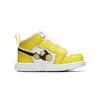 Детские кроссовки Air Jordan 1 Mid ALT TD Dynamic Yellow Черно-белые AT4613-700