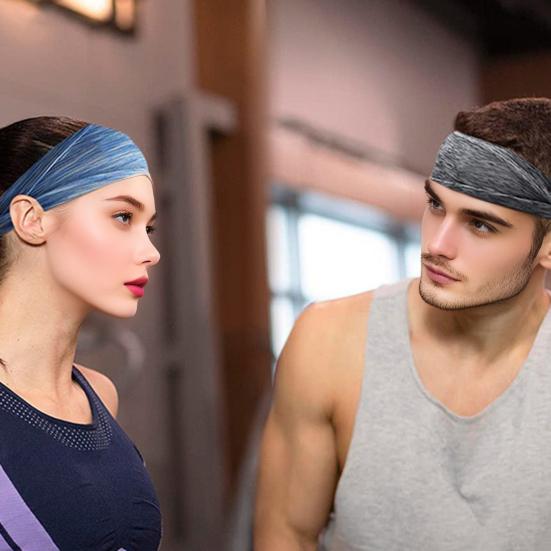 Women Sweat Bands Non Slip Workout Headbands Sports Yoga Running Headband Moisture-Wicking Breathable Fabric Headband