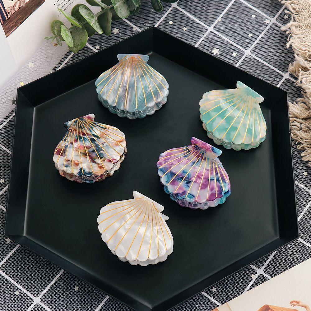 Заколки для волос Заколки для хвостиков Женские аксессуары для волос Акриловые заколки для волос в форме ракушки Заколки для волос в форме ракушки