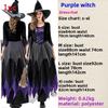 Cosplay Witch Costume With Polyester Material For Halloween And Cosplay Parties