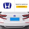 Car Logo Badge Front Grille Trunk Steering Wheel Decoration Accessories For Honda Fit GK5 HRV Vezel Accord Civic Cars Emblem aju256
