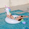 120 см Лето Защита окружающей среды ПВХ Большой Единорог Надувное Кольцо Для Плавания Весело Пляжная Вечеринка Бассейн Поплавок Кольцо Водный Матрас