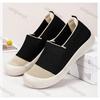 Women's Casual Shoes 2025 Summer New Fly Weave Breathable Mesh Flats Lightweight Comfortable Slip on Vulcanized Shoes