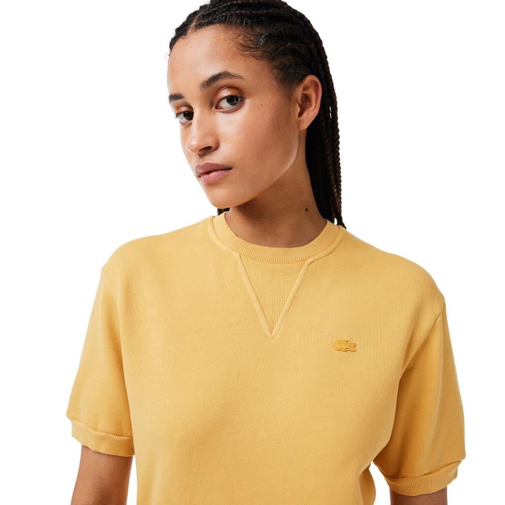 Lacoste Womens/Ladies Natural Dyed Fleece T-Shirt