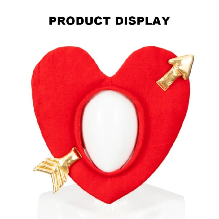 3D шляпа со стрелой любви для маскарада, милая шляпа для вечеринки в честь Дня святого Валентина, смешной головной убор