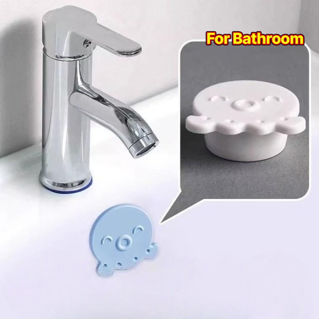 1PC Cute Octopus Bathroom Sink Plug - Leakproof Washbasin Drain Plug, Easy Installation, Press Installation