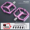 KRSEC S1080 Three Bearing Bicycle Pedals Ultralight BMX MTB Road Mountain Bike Pedals Non-slip Aluminum Alloy CNC Cycling Parts