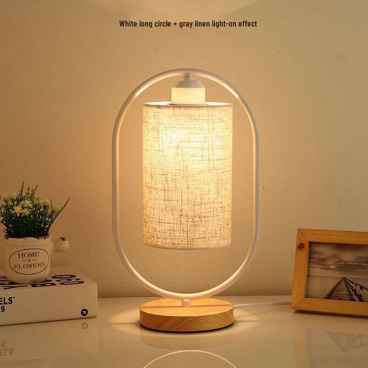 Современная минималистичная настольная лампа в китайском стиле для спальни, прикроватная, для чайной комнаты или кабинета - Каллиграфия и поэзия Сделай сам