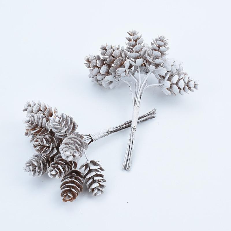 10 шт./20 шт./30 шт. искусственные растения поддельные шишки декоративные цветы венки Рождественский домашний декор DIY свадебные рождественские украшения
