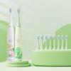 Children Electric Toothbrush Cartoon for Kids With 6/8Replacement Heads Ultrasonic IPX7 Waterproof Rechargeable Sonic Toothbrush