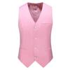 Luxury Men Wedding Suit Vests New Fashion Male Slim Solid Color Business Office Large Size Formal Suit Vest Men Gentleman