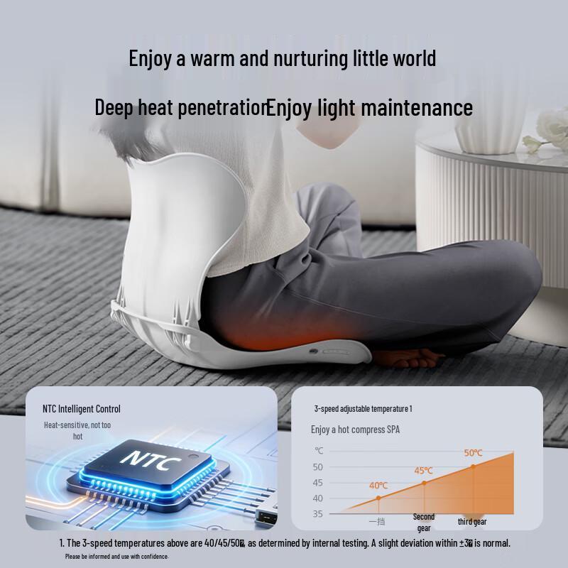 Philips Lumbar Support Waist Massager PPM3408B CN plug (adapter included)