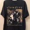 Slowdive Band Music Lyrics Black T-Shirt Cotton Unisex S-4XL BL1298