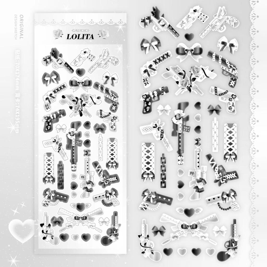 Stickers DIY Decorative Materials Stickers Dark Series Stickers