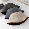 Retro double-sided wearing denim bucket hat women's summer face small versatile fashion sunshade sunscreen bucket basin hat