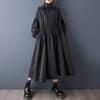 Long Sleeve Oversized Black Hooded Vintage Casual Loose Autumn Spring Winter Trench Coat for Women Outerwear