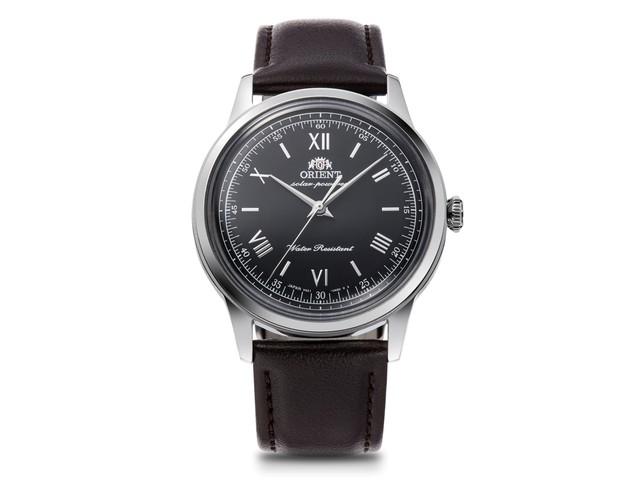 Orient Bambino 38 RN-WK0004L Солнечные мужские часы Сделано в Японии Ремешок из искусственной кожи НОВЫЕ