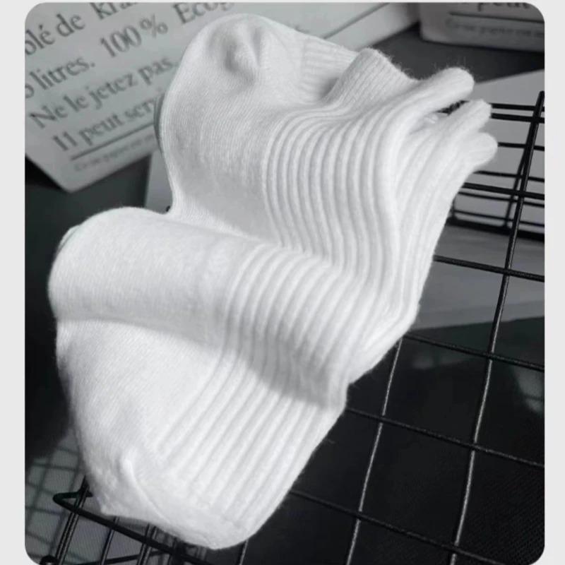 5/10pair Ankle Socks Women Invisible Sweat-absorbing Girls Low Tube Boat Socks EU 35-40