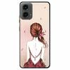 Для Motorola Мото G 5G (2024) Чехол Мягкий ТПУ с Рисунком Чехол для Телефона