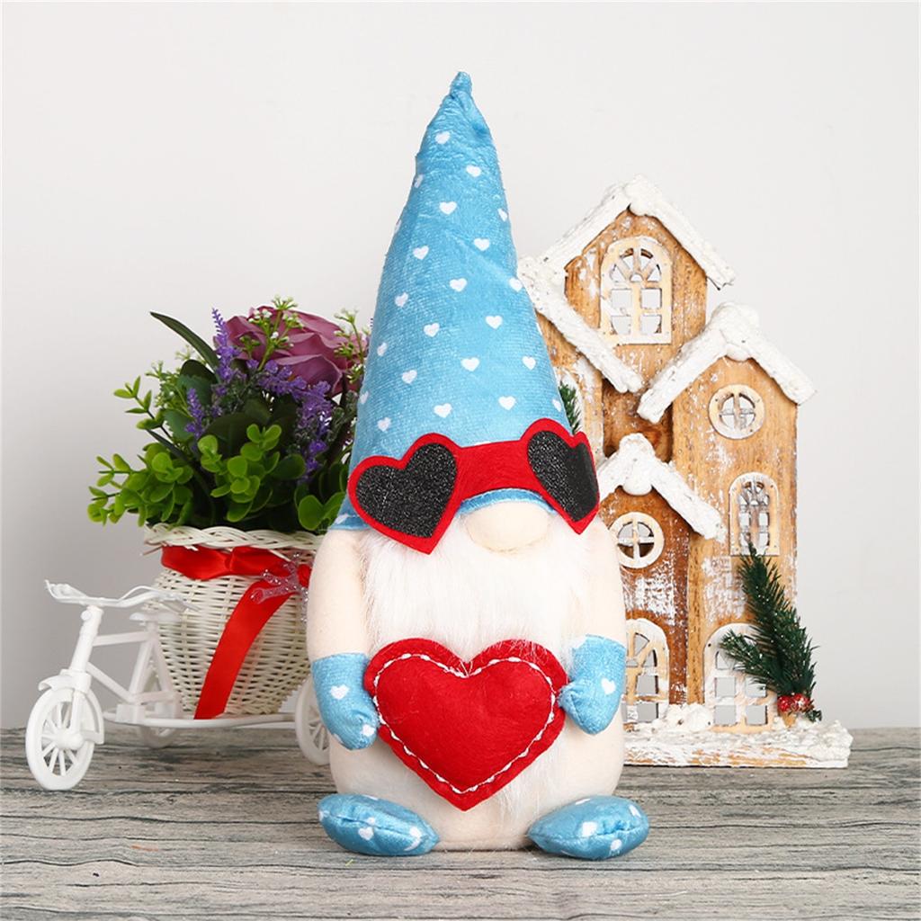 Holiday Decorations Valentine's Day Decorations Rudolph Doll Faceless Doll