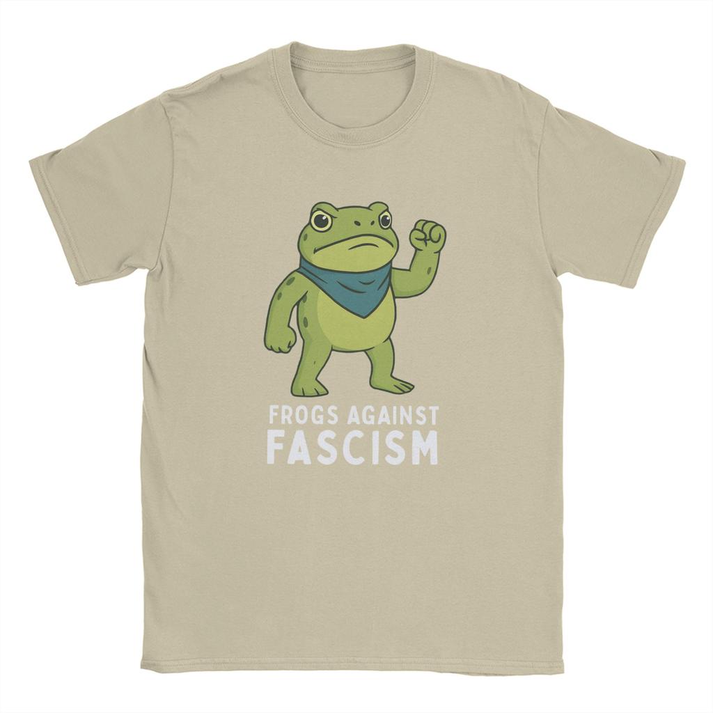 Хипстерская футболка Portland Frog Resist для мужчин, с круглым вырезом, хлопковая, с коротким рукавом, с принтом