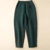Women's Solid Color Plus-size Cotton Vintage Casual Thickened Haren Pants Pants