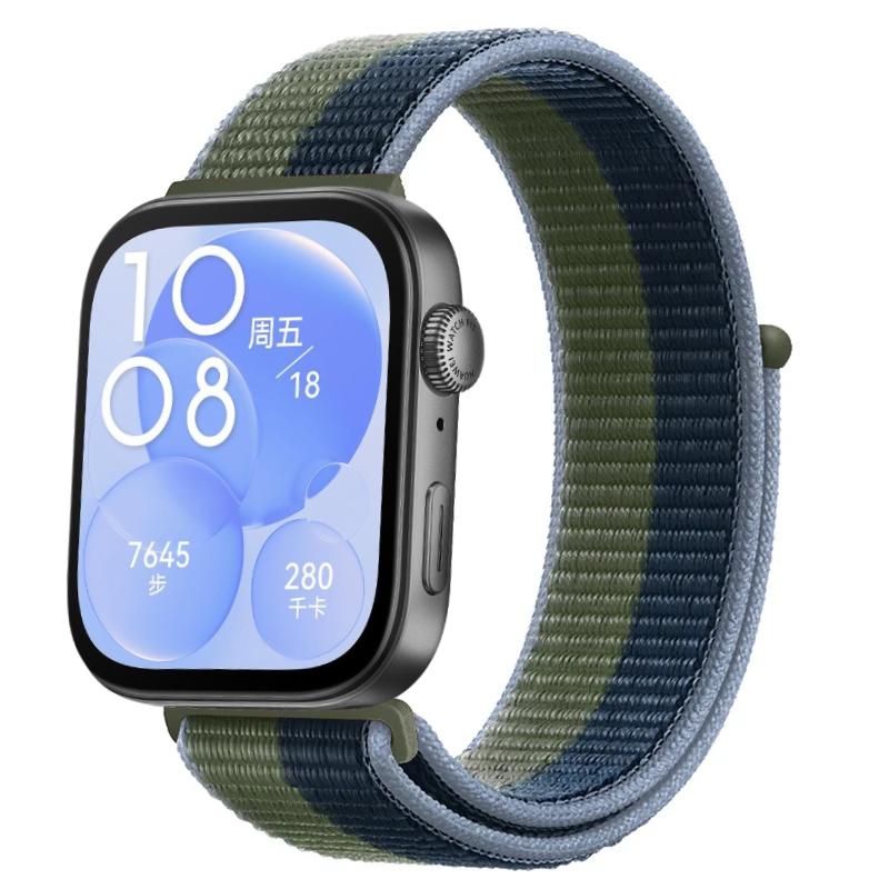 Нейлоновый петлевой ремешок для Huawei Watch Fit 3/4/4 Pro Дышащий спортивный браслет Ремешок для Huawei Watch Fit 4/Fit 4 Pro Браслет Ремень