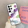 Floral Colorful Dragonfly Case For Samsung Galaxy S24 FE S21 FE S20 S22 S23 S25 Ultra S9 S10 Plus S25 FE Cover Coque