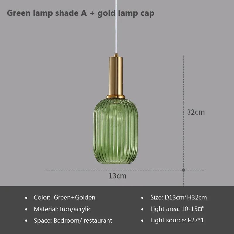 Винтажный витражный подвесной светильник, скандинавская креативная люстра, обеденный стол со светодиодами для гостиной, прикроватная лампа, украшение дома