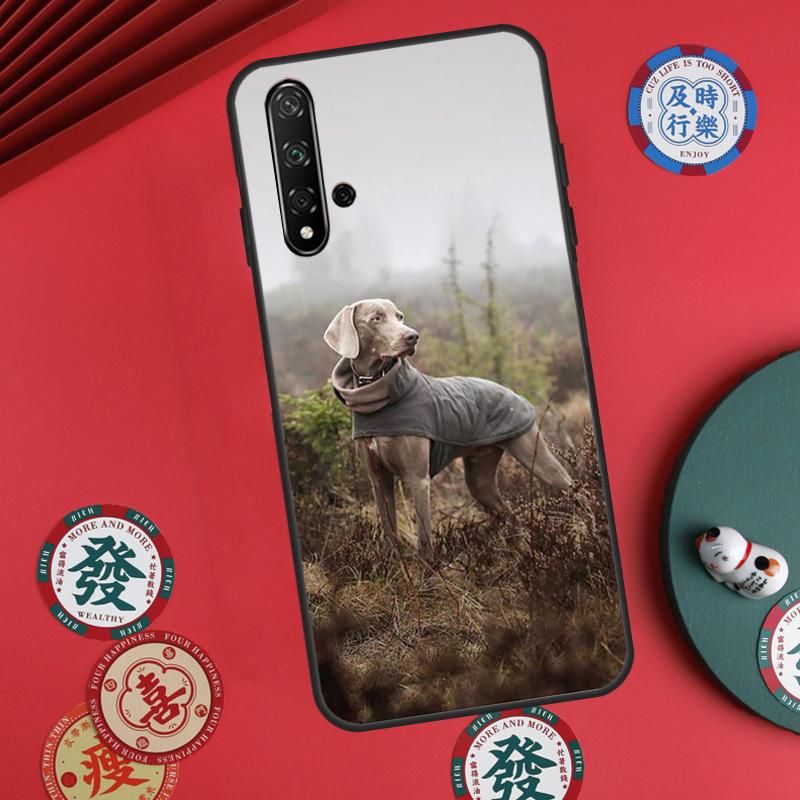 Чехол для телефона Huawei Nova 12s 7i 8i 11i 12i Y73 Y70 Y90 Y60 Y72 Y61 Y91 9 10 SE P30 Pro P40 Lite с изображением собаки Веймаранер
