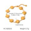 Seashell necklace and bracelet for women, light luxury versatile earrings, high-end titanium steel jewelry