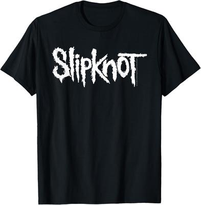 Официальная футболка Slipknot с простым логотипом