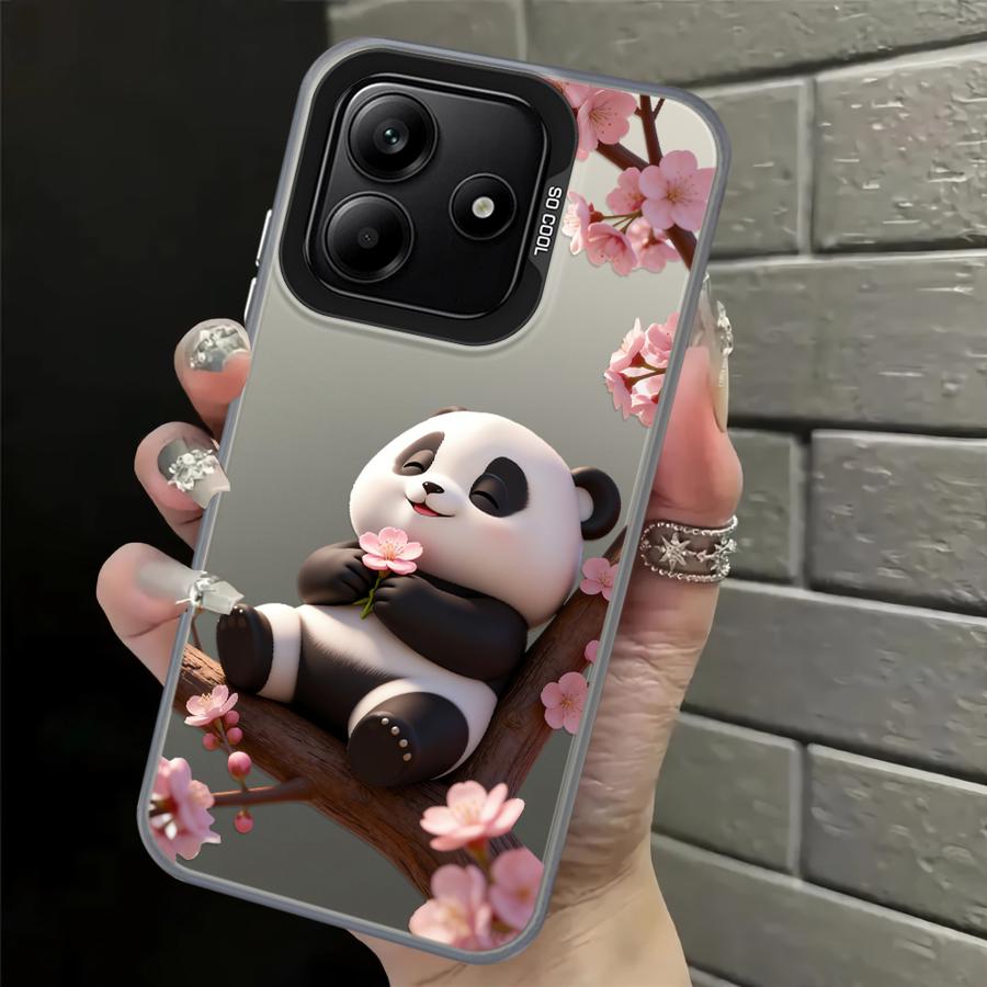 Чехол-бампер 'Пухлый панда' для Xiaomi Poco C50 F4 X3 NFC X5 X3 Pro F3 GT C51