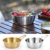 Camping Sierra Cup Stainless Steel Bowl Rustproof Corrosion Resistant Polished Surface Drinking Mug Mini Outdoor Pot