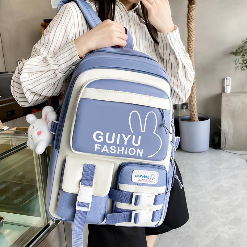 Набор школьных рюкзаков для учениц средней школы, рюкзак большой вместимости AVE