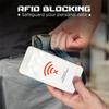 Кошелек из углеродного волокна, зажим для денег, технология блокировки RFID, конструкция из углеродного волокна и нержавеющей стали